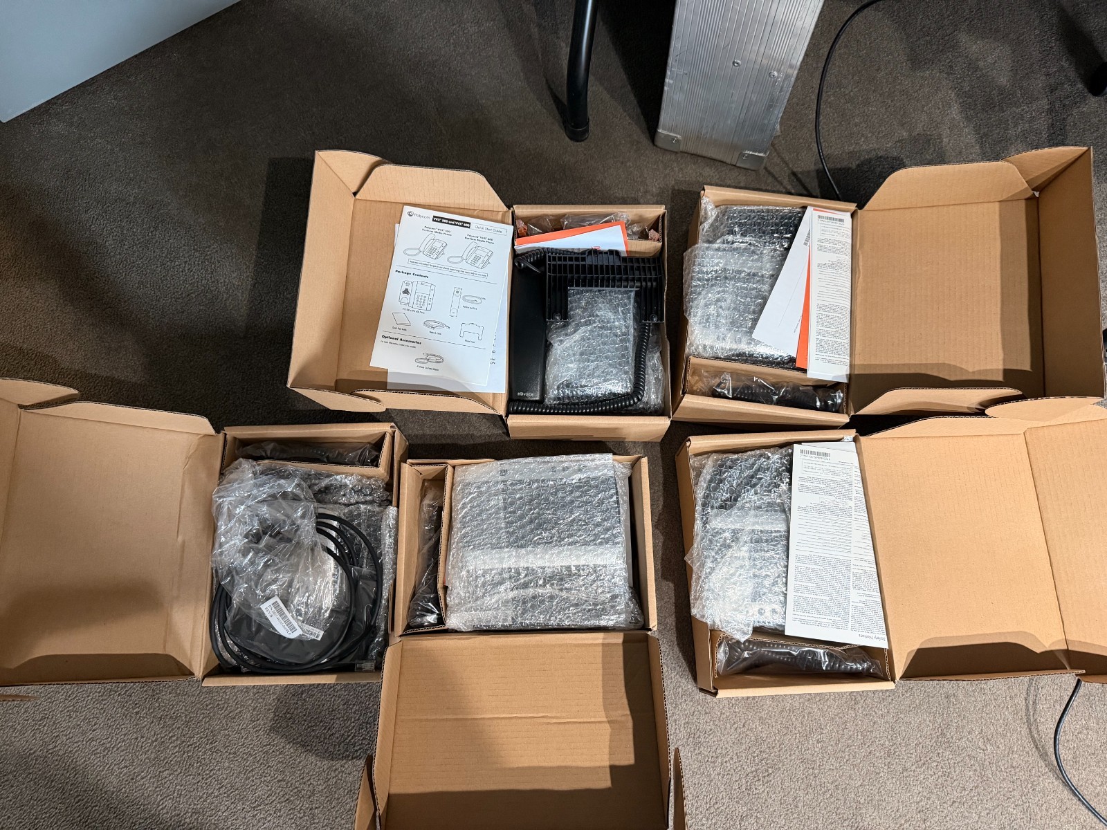 Polycom VoIP Phone Lot of 22 phones (see description) Free Shipping