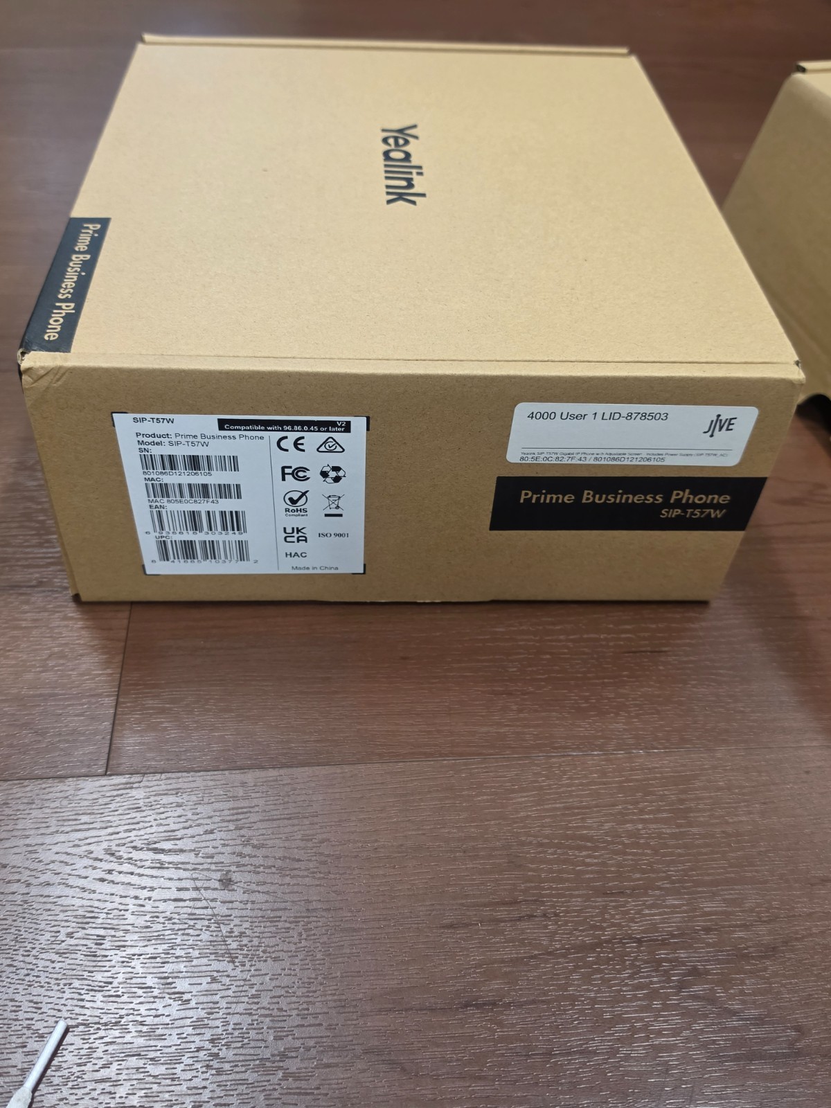Yealink T57W Prime Business 7″ Touch LCD Disply SIP IP Phone New Open Box