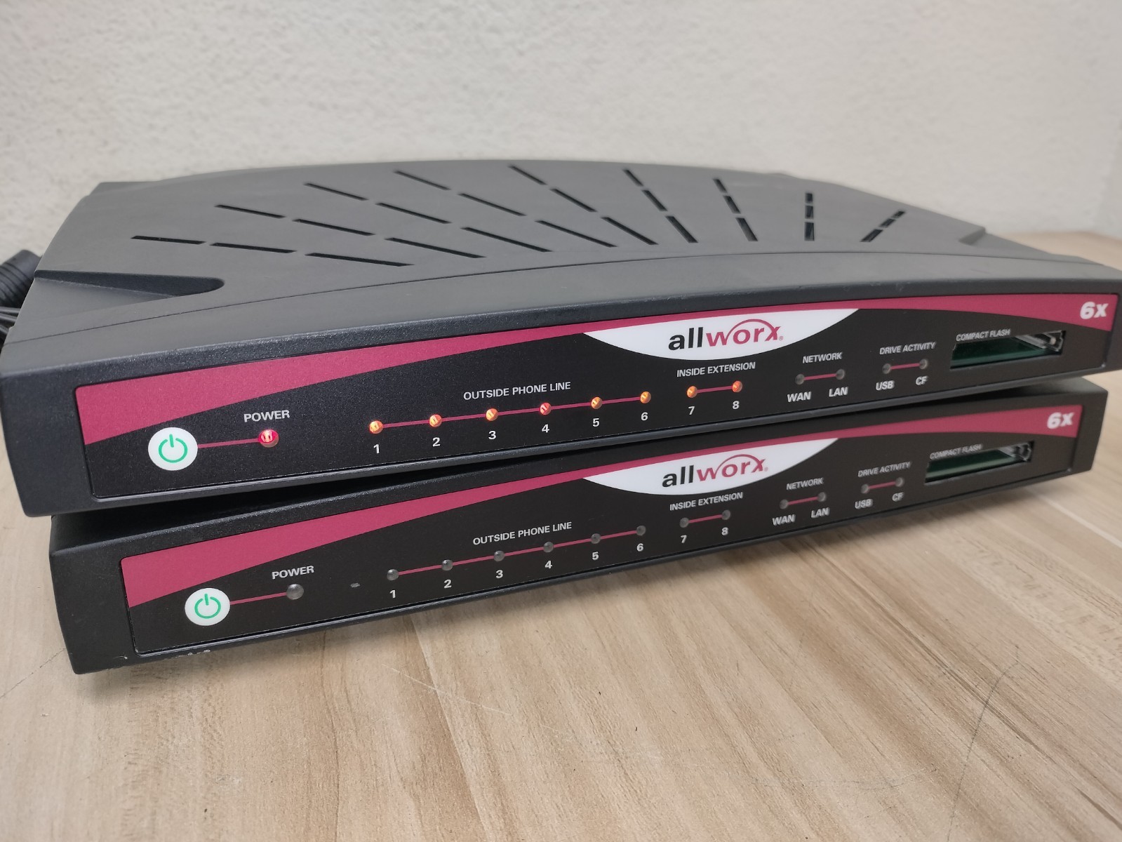 LOT OF 2 – Allworx 6X VoIP Phone System Network Server