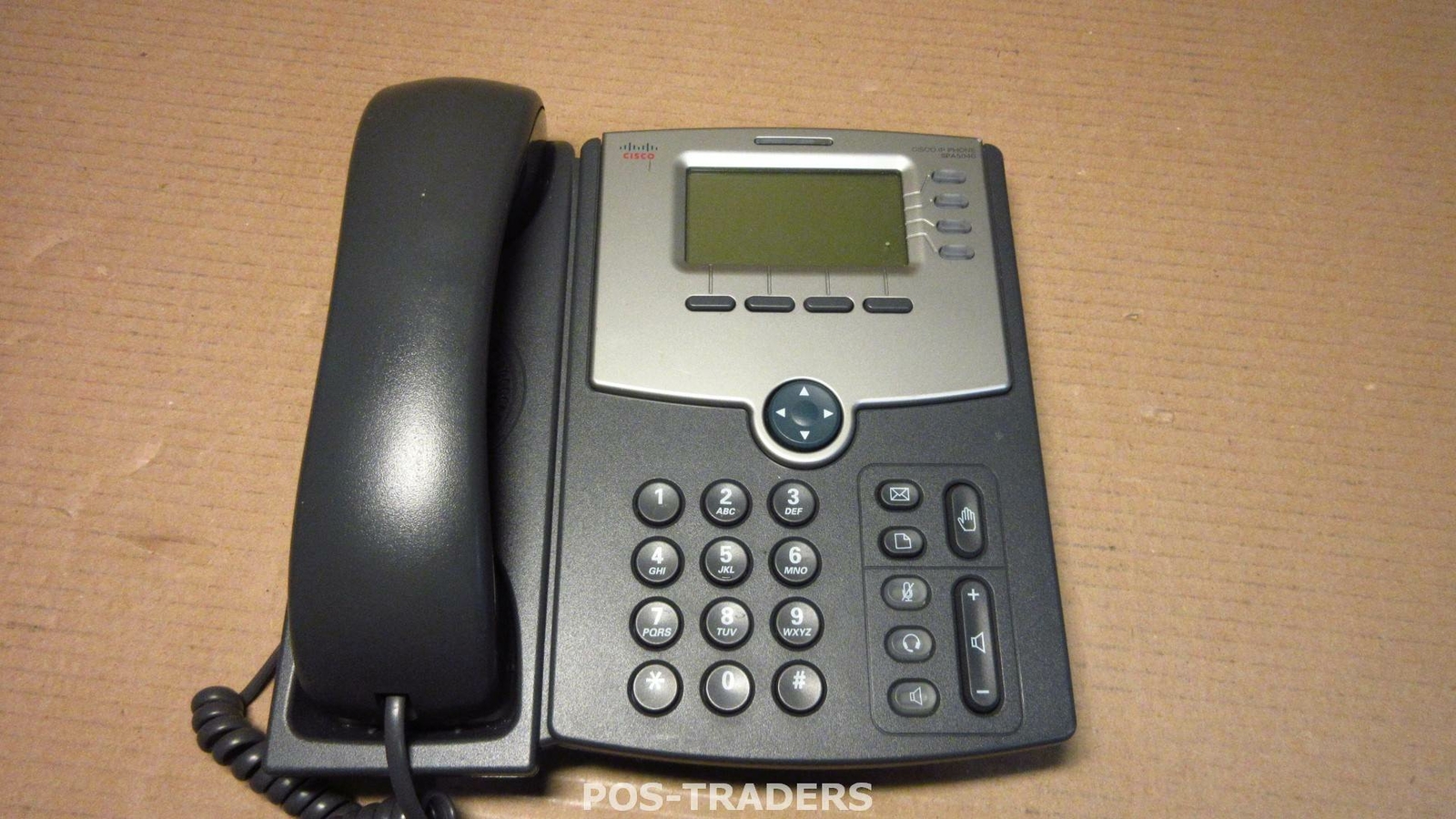 Cisco SPA504G 4-Line VoIP PoE LCD Business Phone INCL HANDSET – EXCL STAND