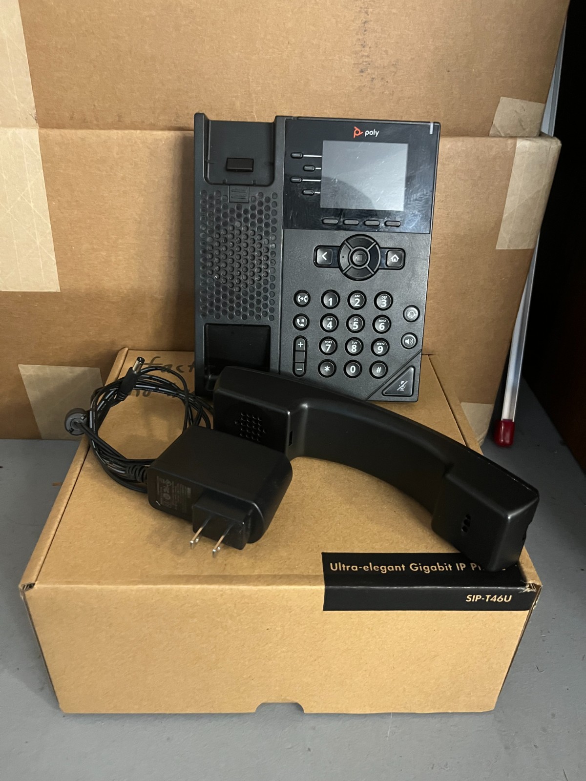 Poly VVX 250 IP Phone Lightly Used Missing Some Parts