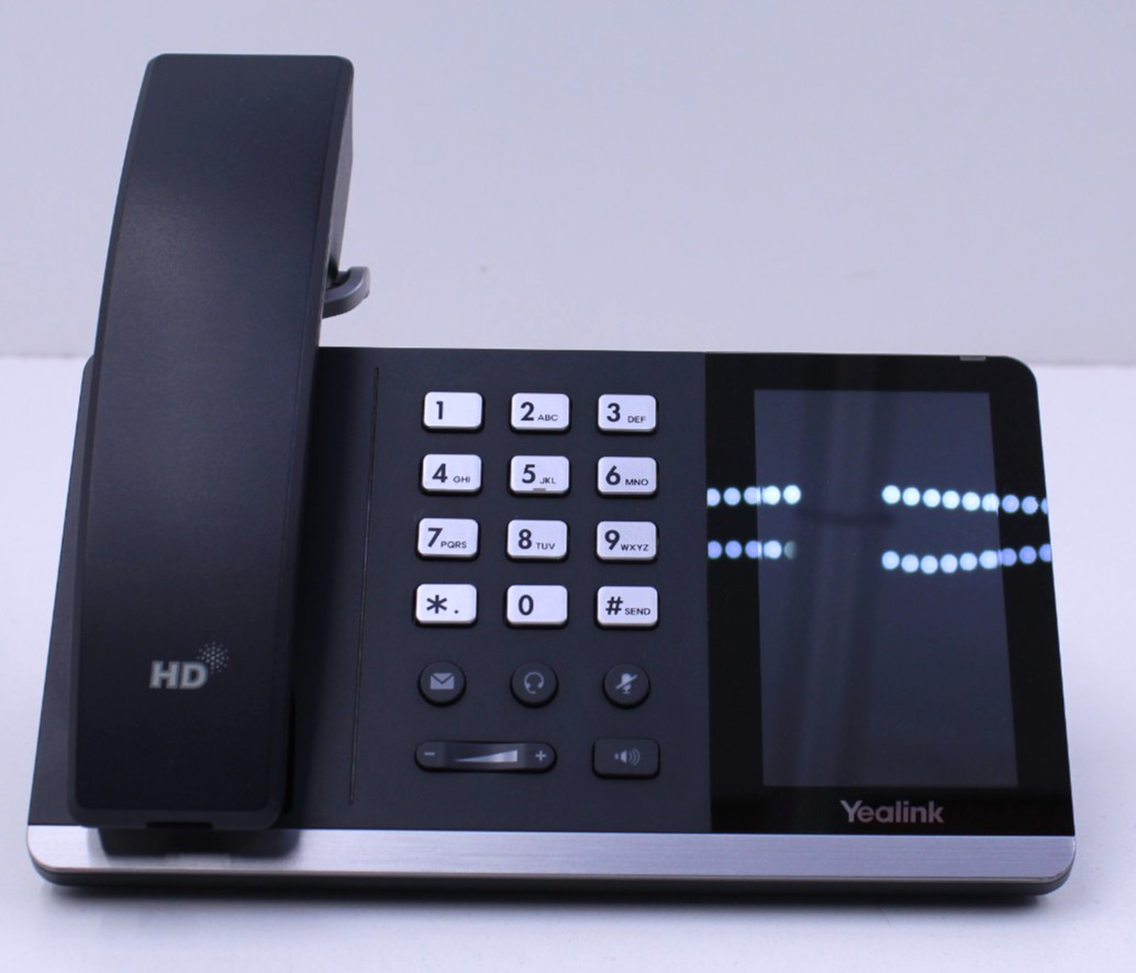 Yealink T55A Touchscreen Smart Business Phone w/ Handset & Stand & Power Adapter