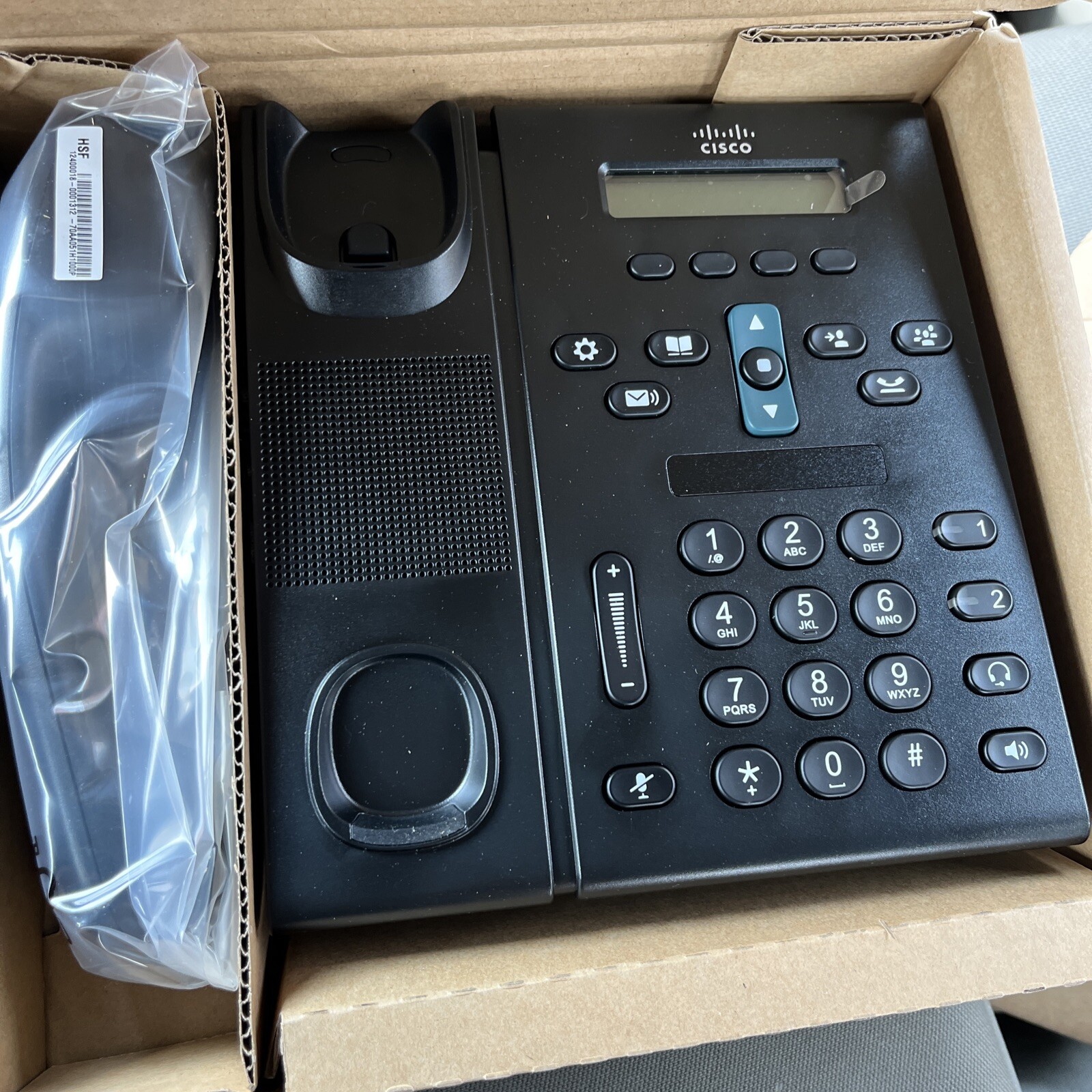 Cisco 6921(CP6921CK9) Wired IP Phone – Black