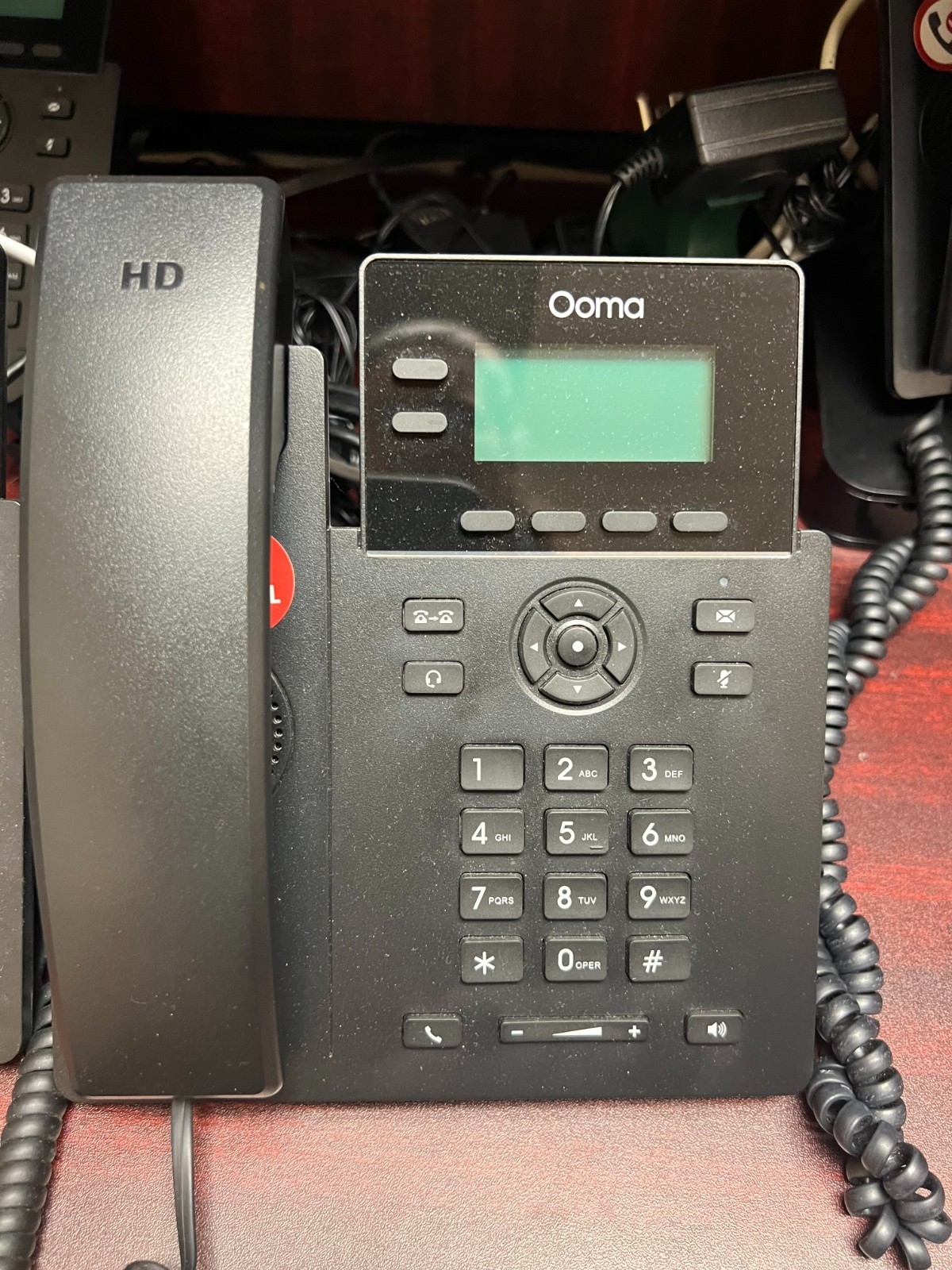 Grandstream 4 SIP Dual-port Ethernet Digital IP Phone w/ 2.4″ LCD Display, Black