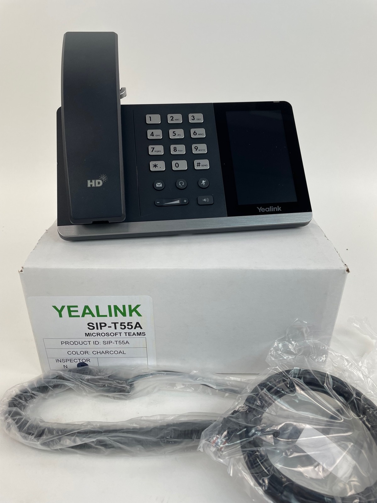 Yealink SIP-T55A Gigabit IP Phone T55A – Microsoft Teams – Bulk – Refurbished