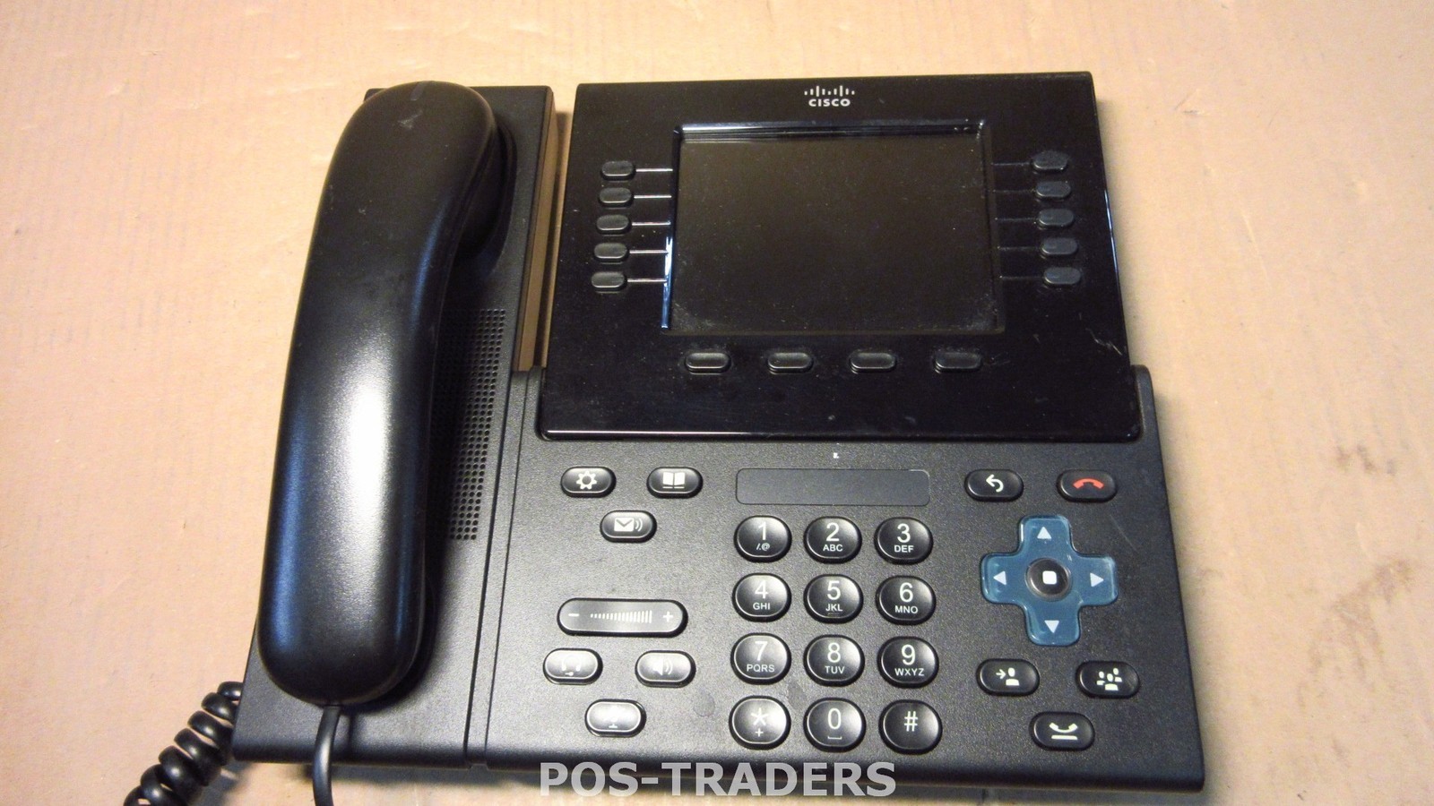 Cisco CP-8961-C-K9 Unified IP Phone 8961 5″ 5″ TFT Color Display INCL HANDSET
