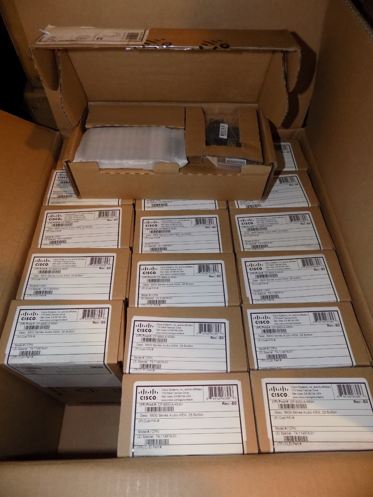 CISCO CP-8800-A-KEM – Audio 28-Button KEM Key Expansion Module