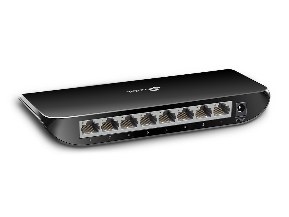 TP-Link TL-SG1008D 8-Port Gigabit Desktop Switch (Desktop or Wall Mount)
