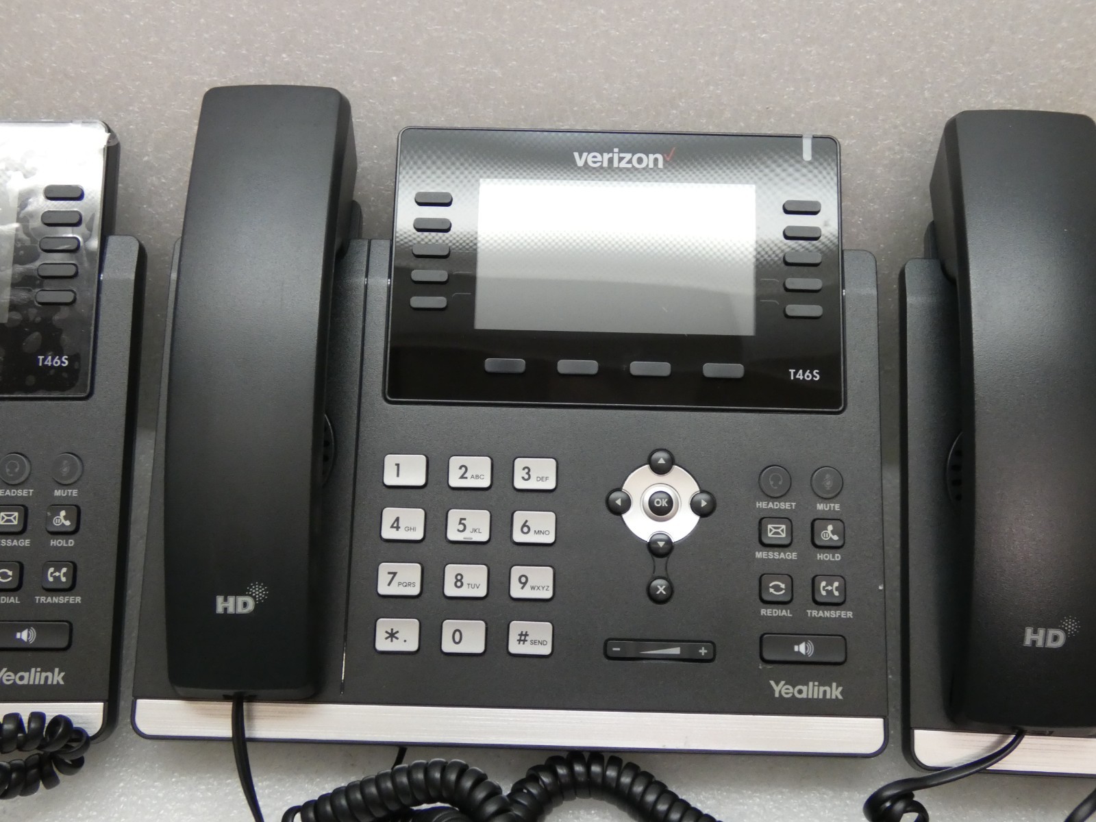Yealink T46S IP Business Phones Black Used – Lot of 10