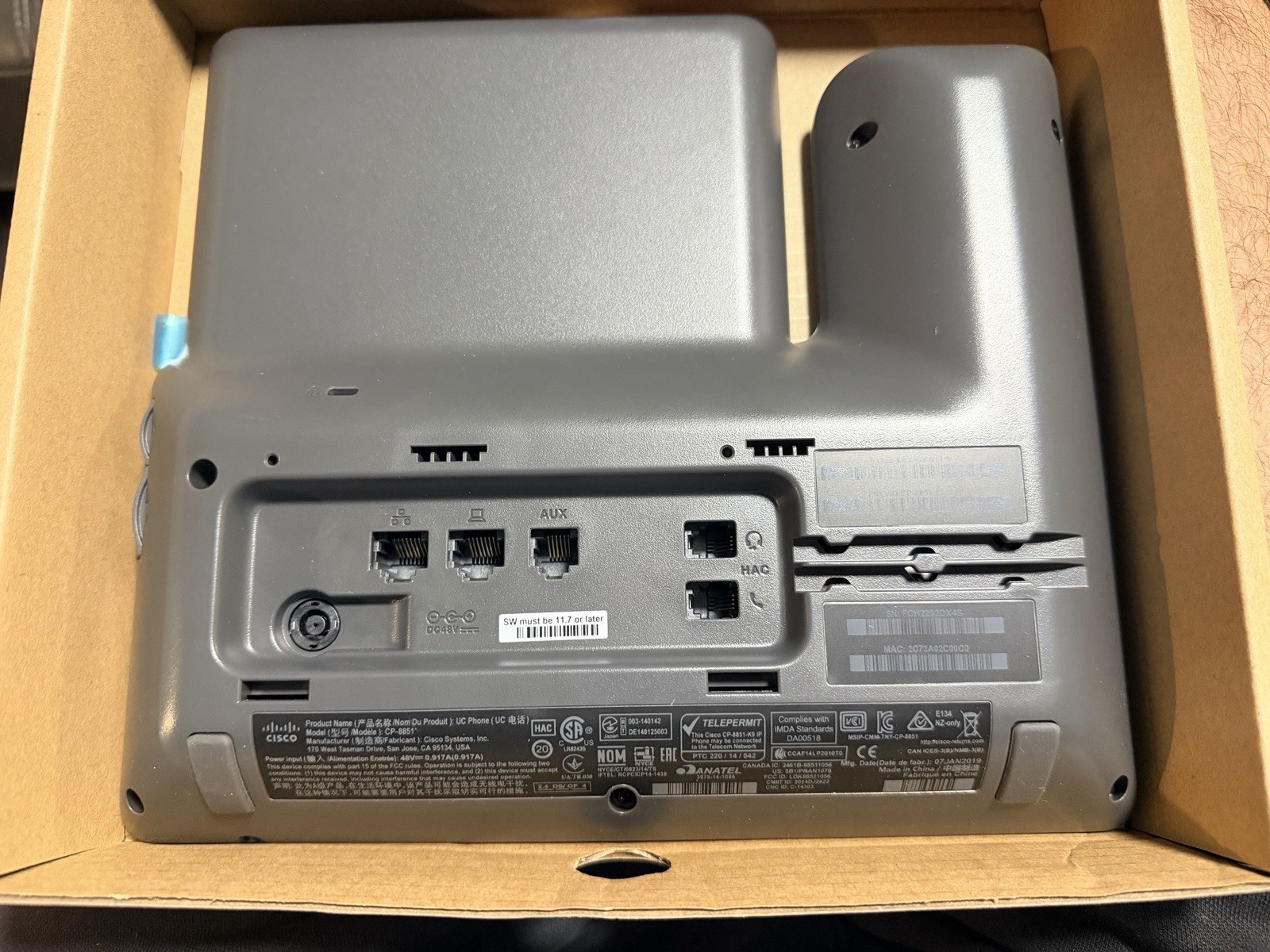 Cisco IP Phone 8851