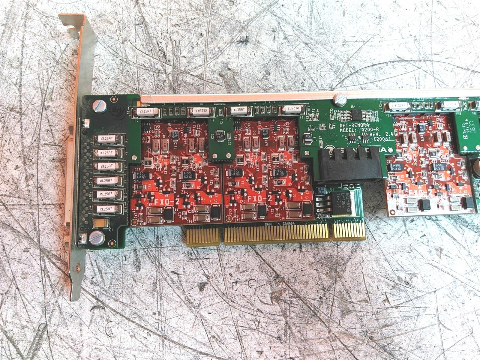 Sangoma AFT Base w/ Sangoma A200-R 3x FXO-2 3x FXS-2 PCI Card