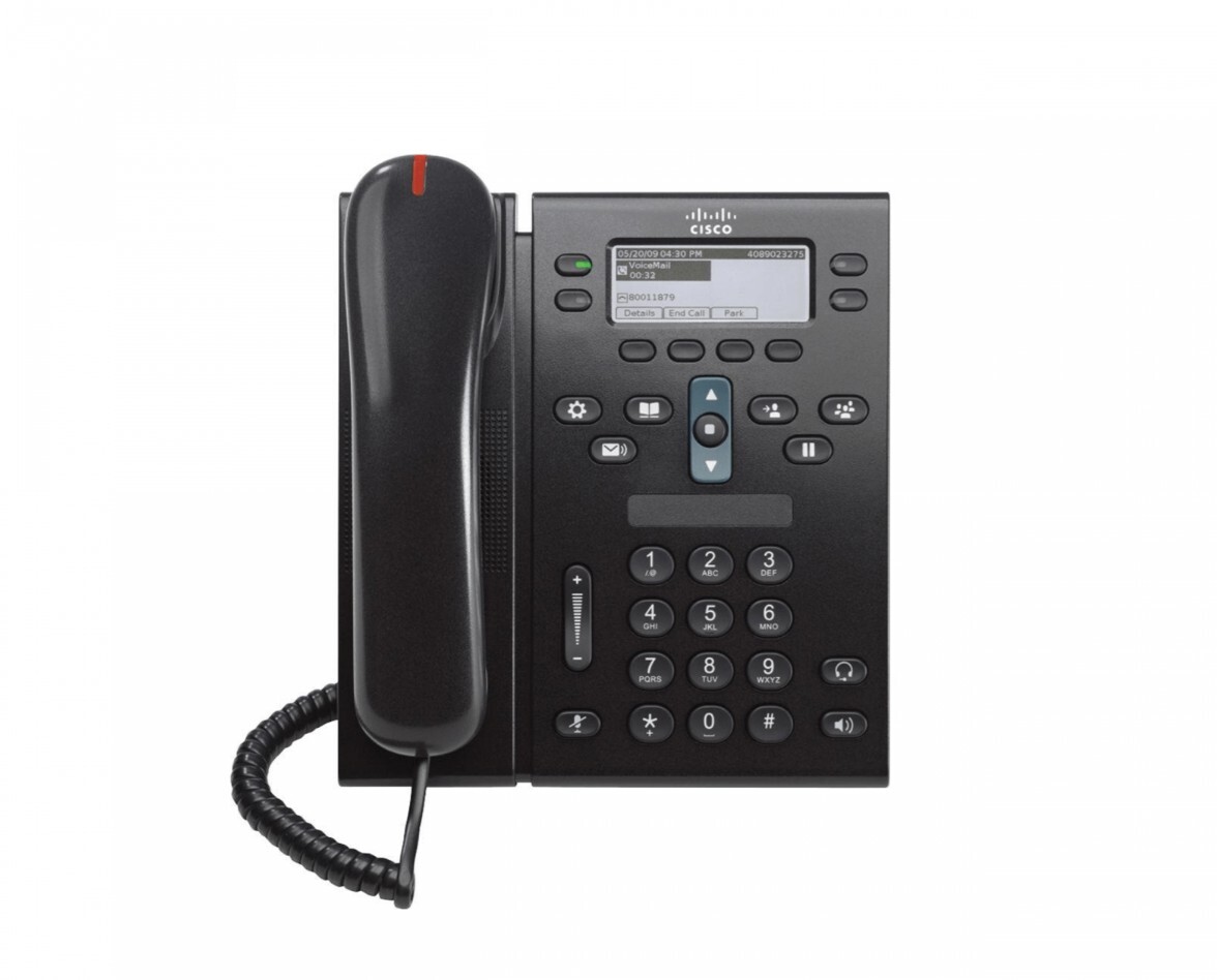 Cisco 6911(CP6911(B) Wired IP Phone – Charcoal   (9  Lot)