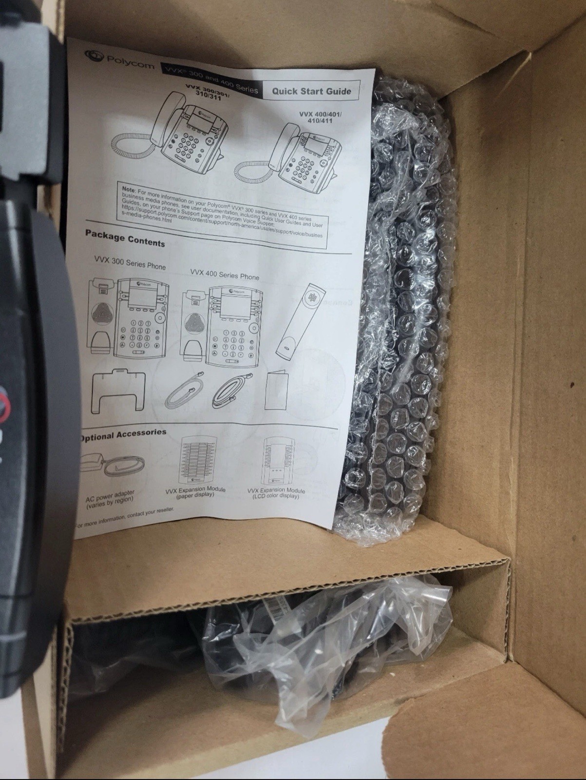 Polycom VVX 301 Desktop Phone Model 2200-48300-025 NEW IN BOX
