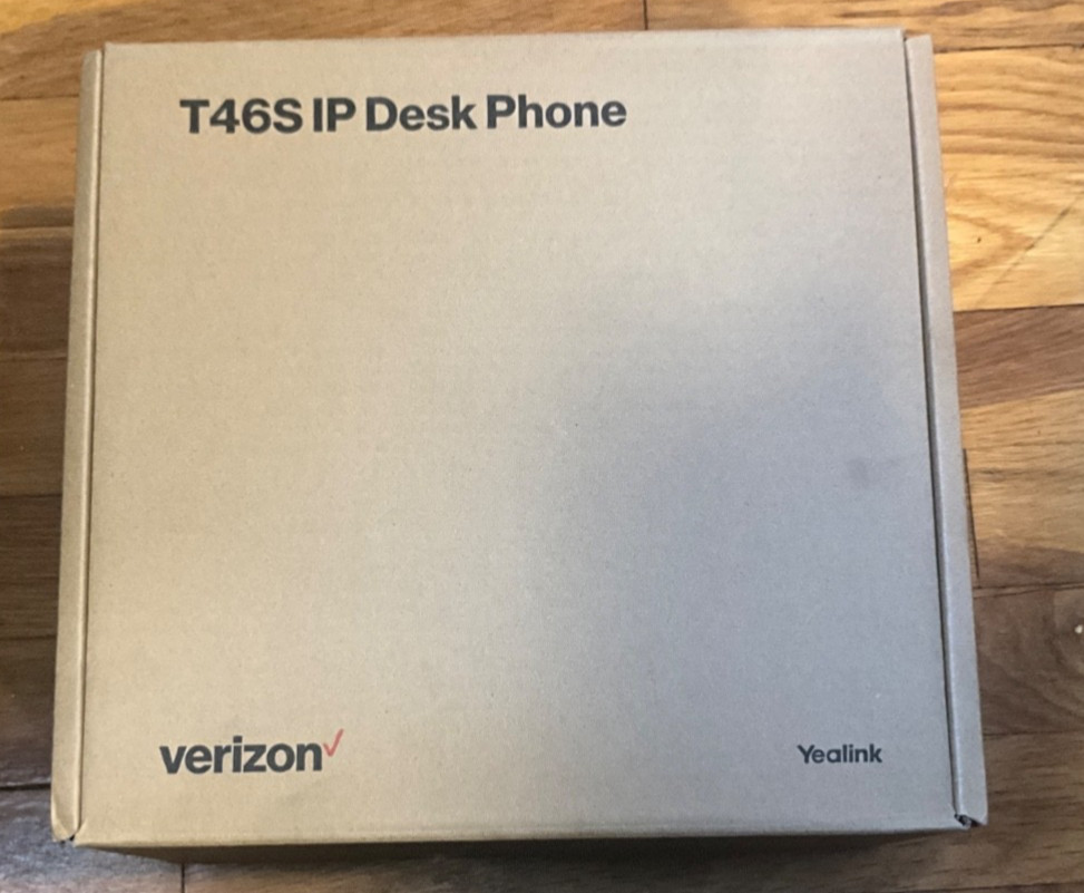 Verizon Yealink SIP-T46S IP Desktop Phone Bluetooth Ready NEW SEALED