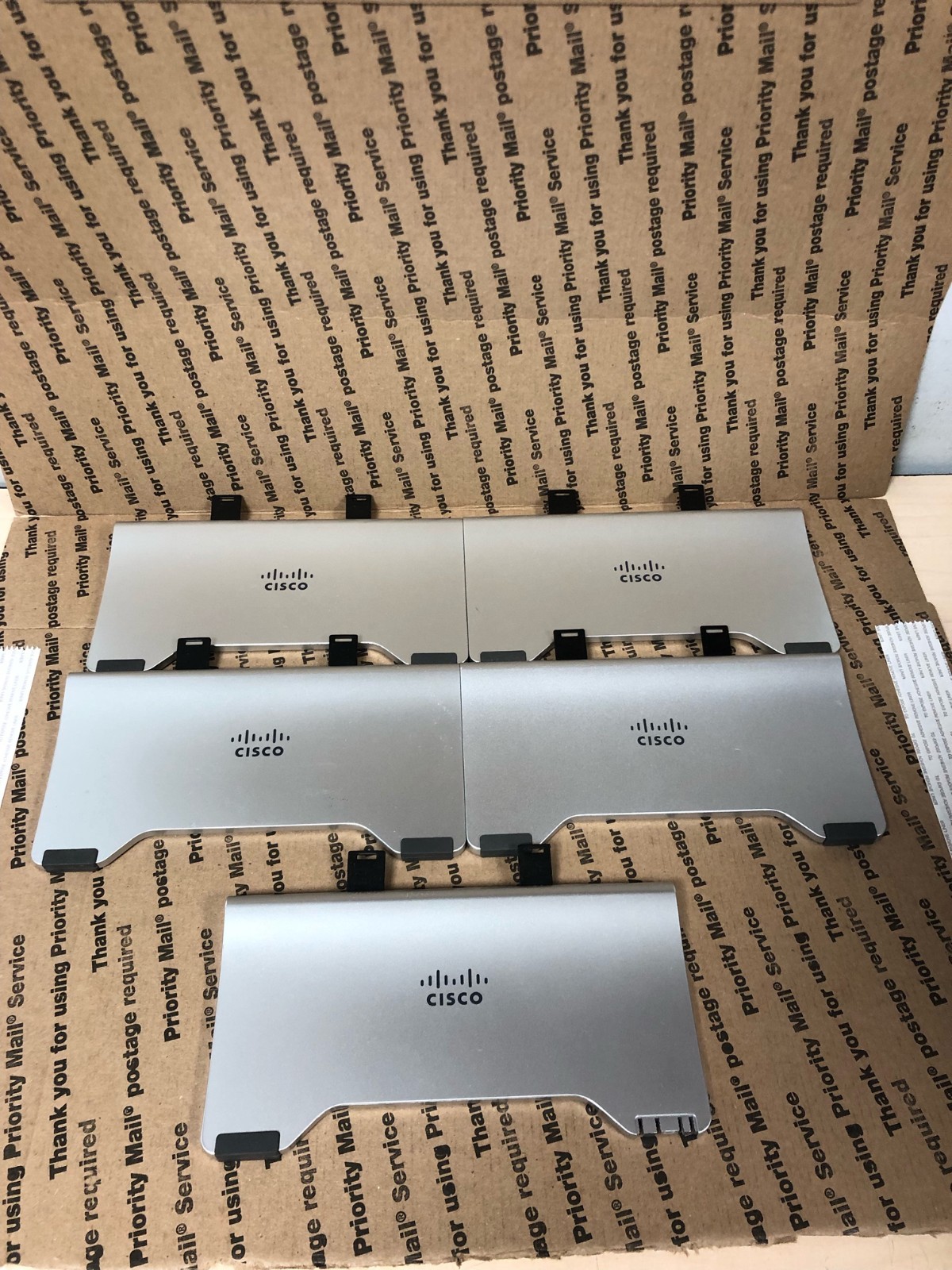 (LOT OF 5) Cisco CP-8845-K9 IP Phone W/STAND (TESTED/RESET)