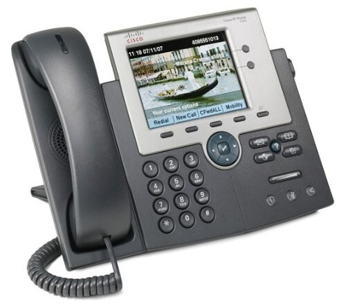 Cisco 7945 Series CP-7945G VoIP PoE COLOR Business Phone w/Handset TESTED