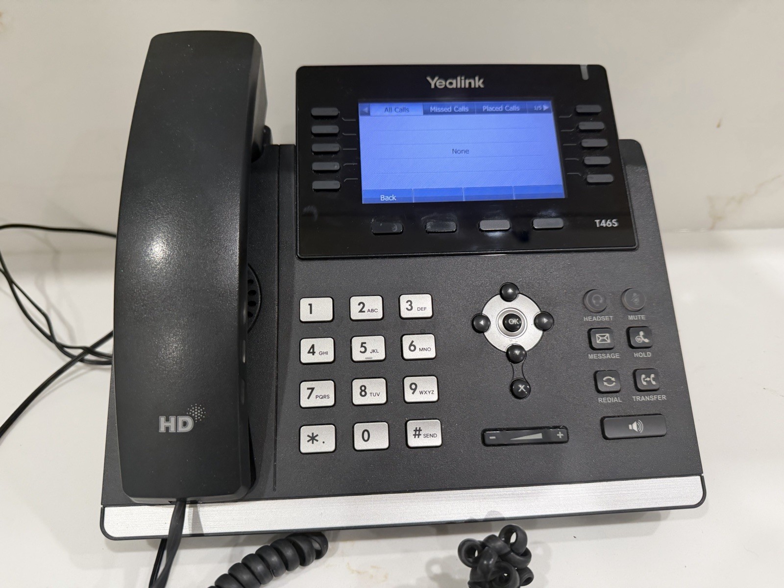 Yealink Ultra Elegant Gigabit IP Phone Model: SIP-T46S