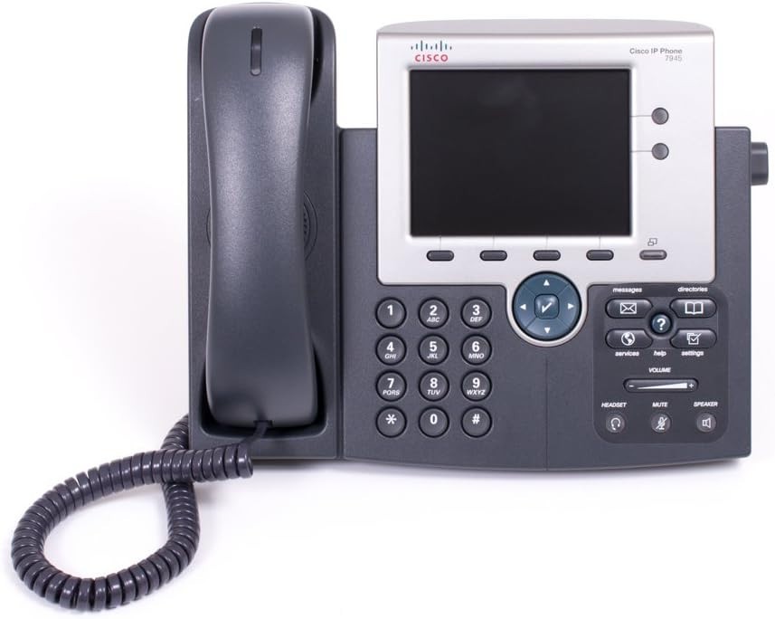 VoIP Home Phones – Cisco IP Phone, Two Line Color Display 7945G