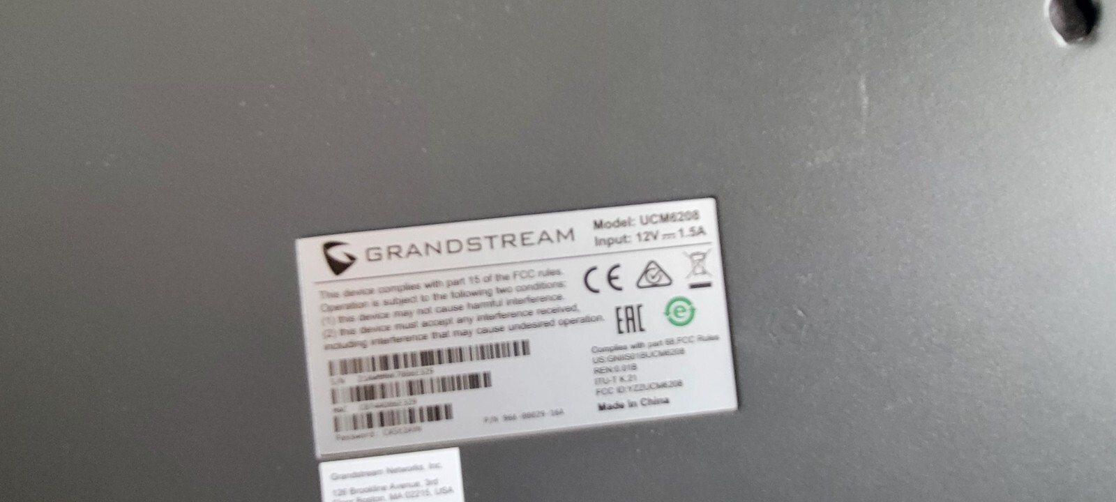 Grandstream UCM6208 IP PBX Voice System