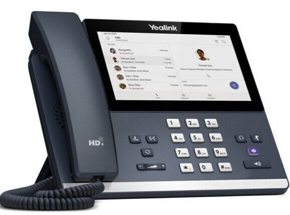 Yealink MP56 E2 Teams VOIP Phone With Power Adapter – Free Shipping