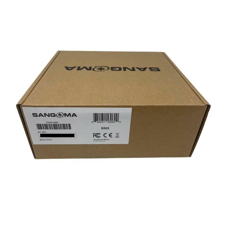 Sangoma S505 Gigabit IP Phone (PHON-S505) – Brand New w/1-Year Warranty