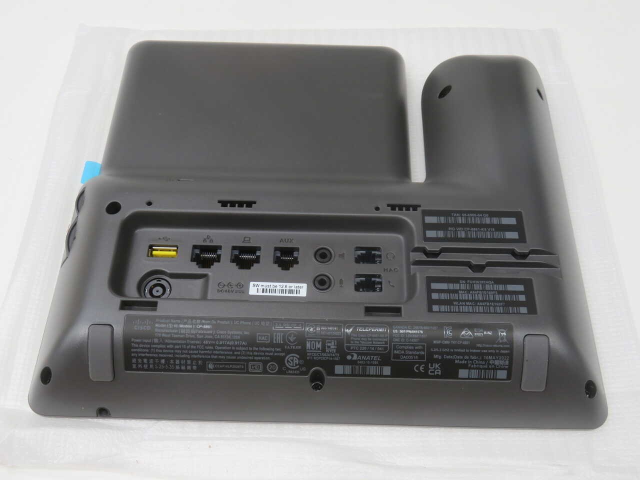 CISCO CP-8861 68-6955-04 BUSINESS UC PHONE T271620