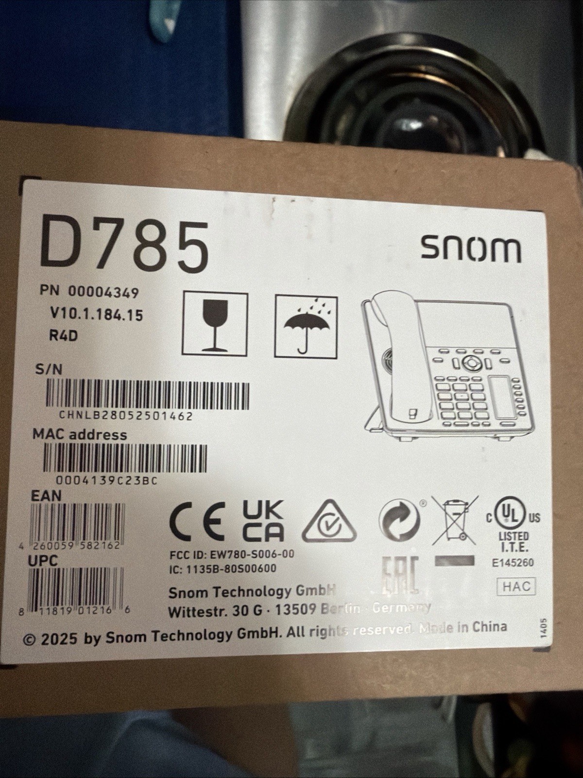 Snom D785 12 Lines High Resolution Display SIP IP Phone