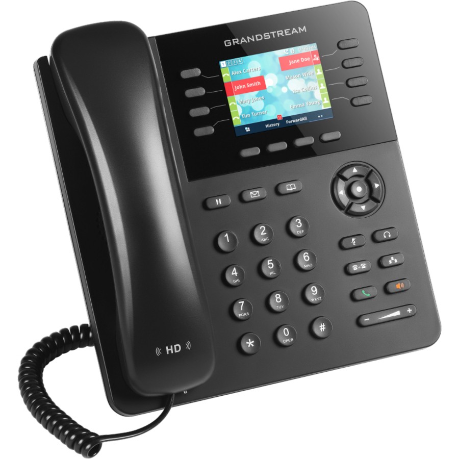 Grandstream GXP2135 IP Phone 8 Lines 4 SIP Accounts Black