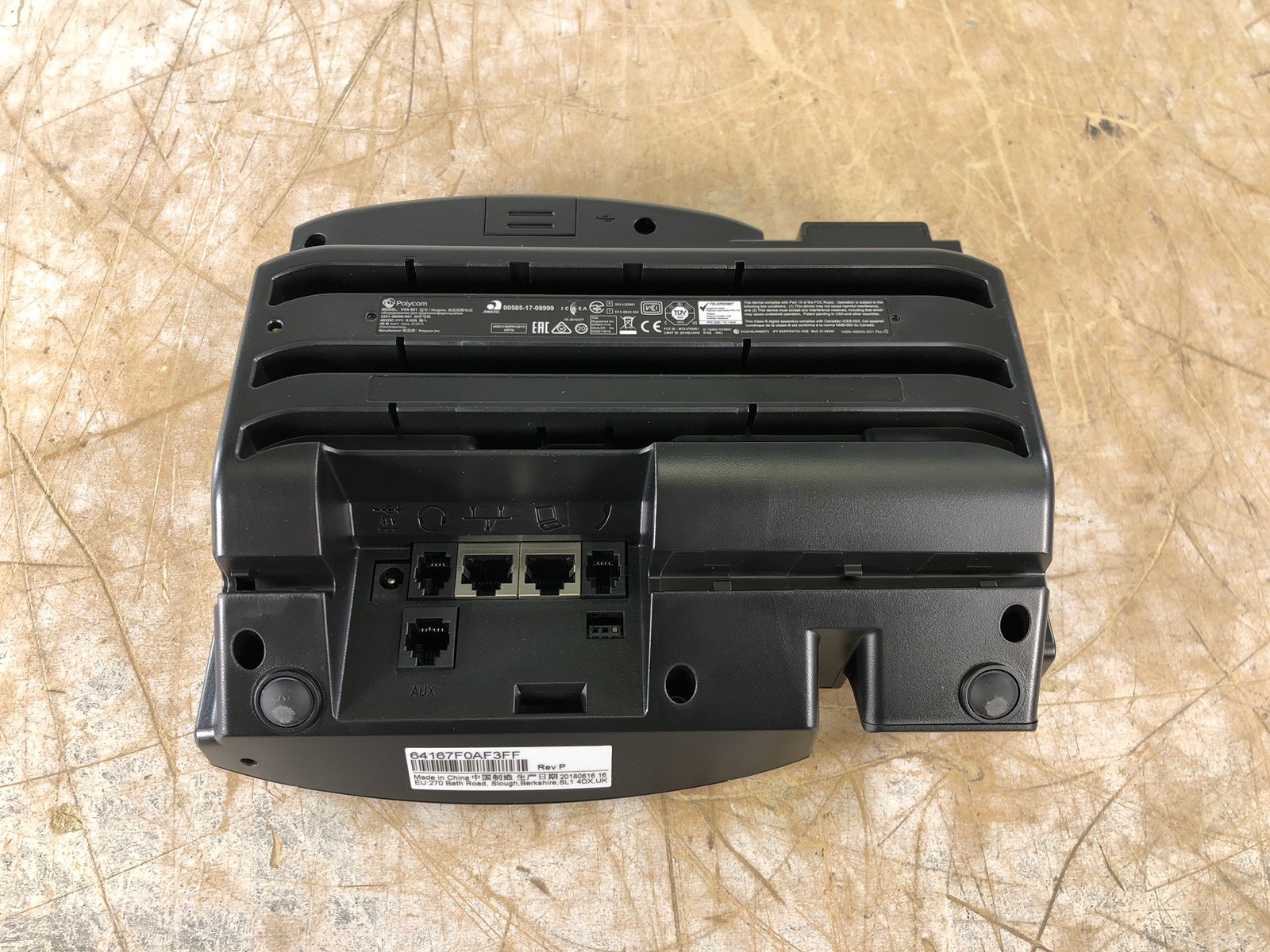 POLYCOM VVX 601 VOIP 16 LINE DESKTOP PHONE – (NEW-OPEN BOX)