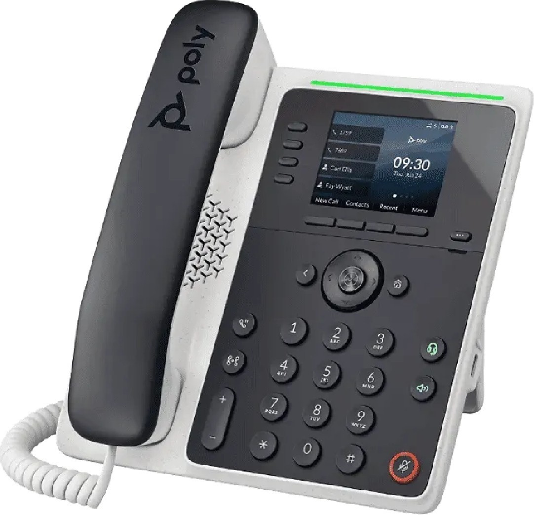 Poly / HP Edge E220 IP Desk Phone 82M87AA VoIP Open SIP 4-Line PoE New In Box