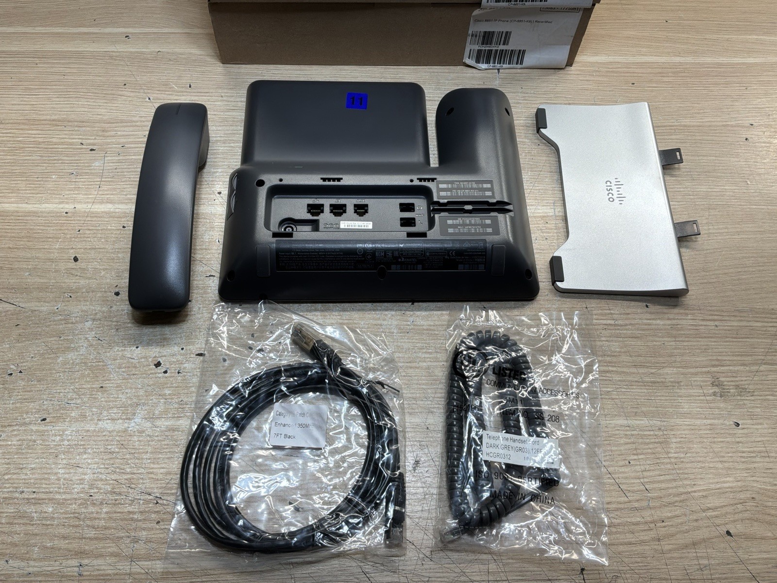 4 Cisco 8851 IP Phone – CP-8851-K9 – Brand New Open Box/JUA3590