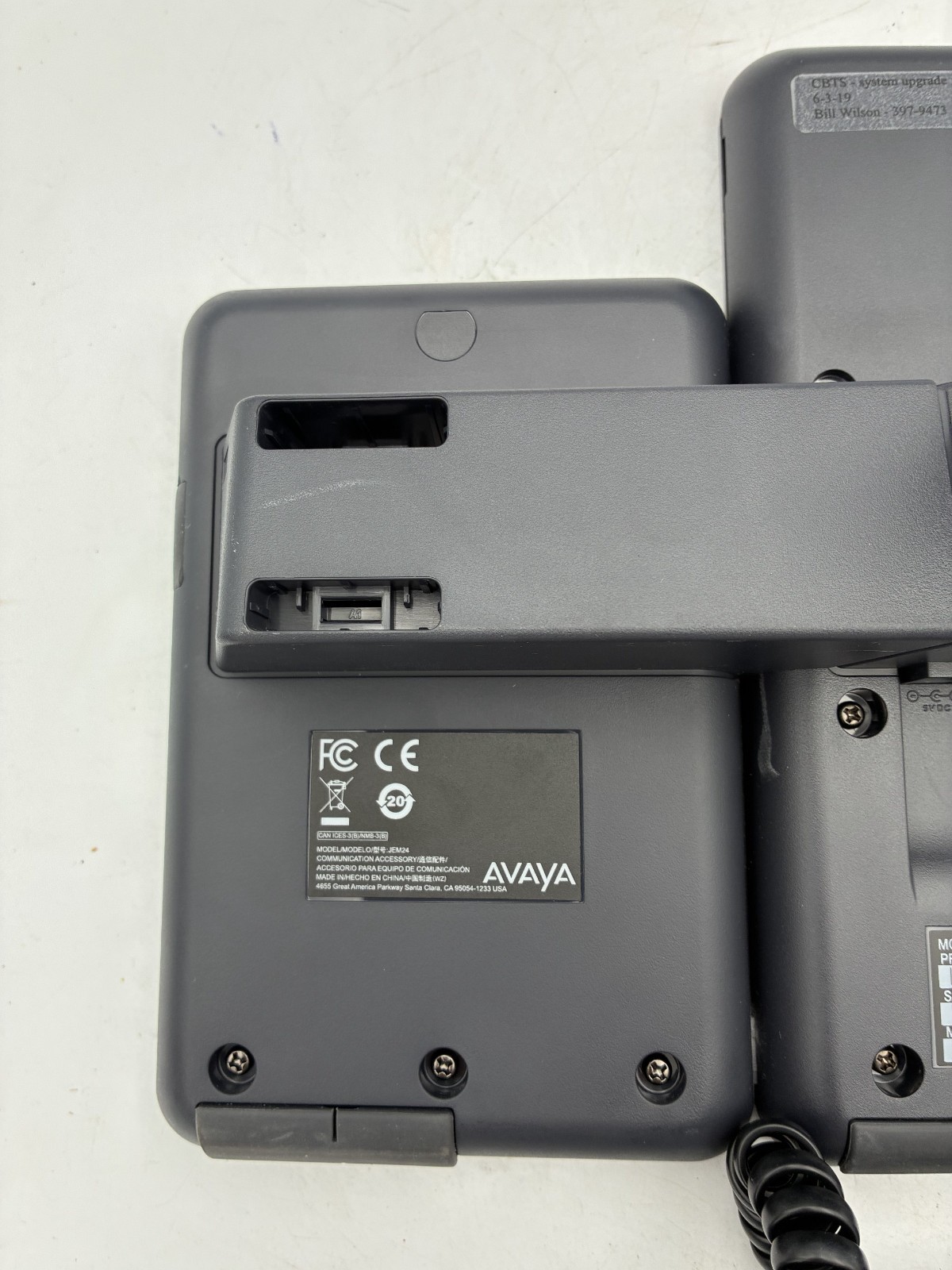 Avaya J169 VoIP Business Office Desktop Phone with JEM24 Expansion Module