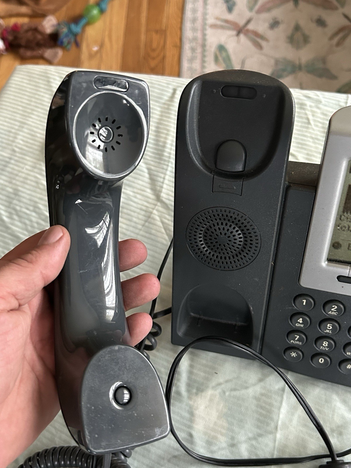 Cisco IP Phone 7940 VoIP Business 2-Line Speakerphone PoE Ethernet