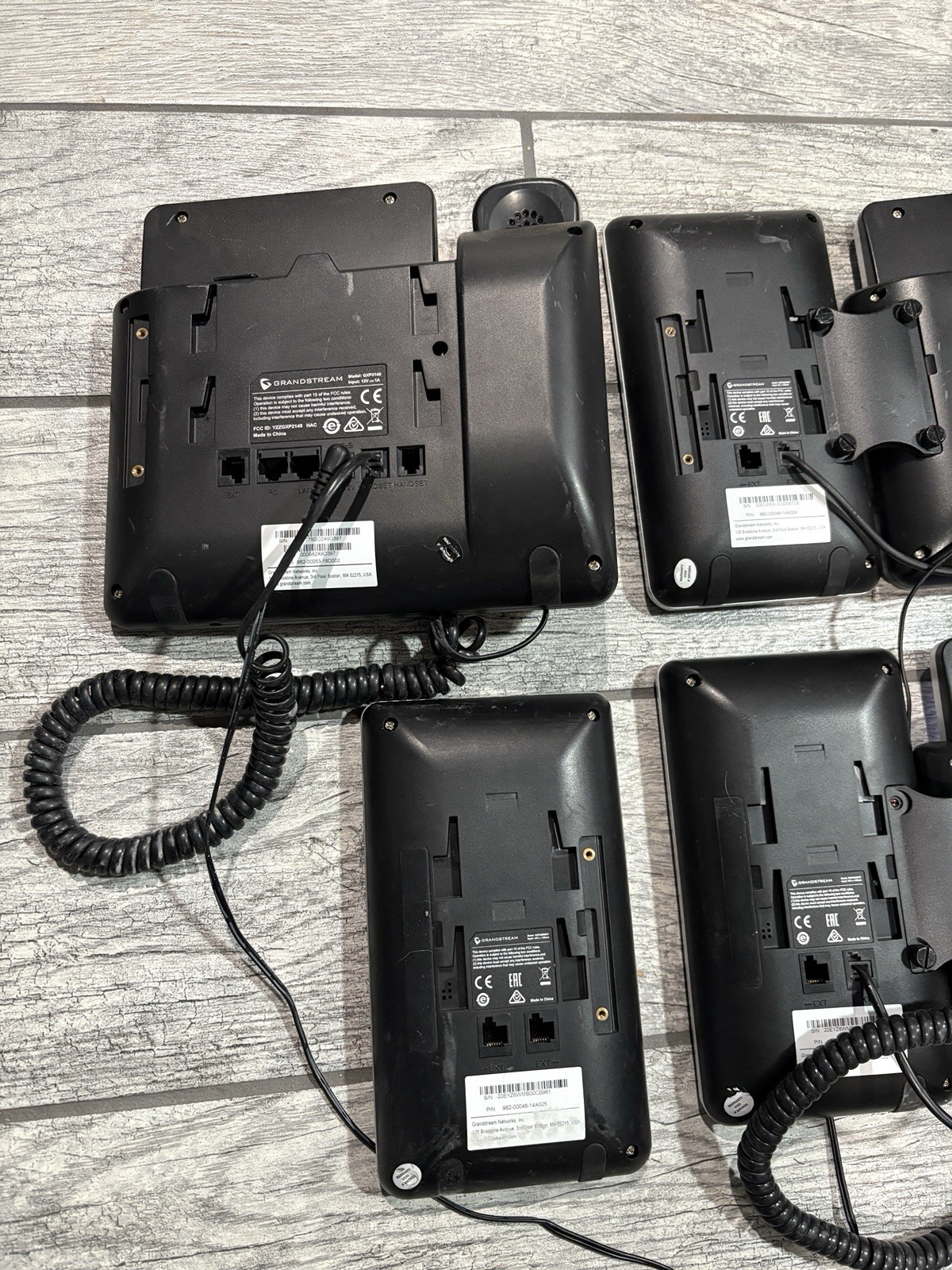 LOT 3 – Grandstream GXP2140 Phones W/ GXP2200EXT Expansion Modules