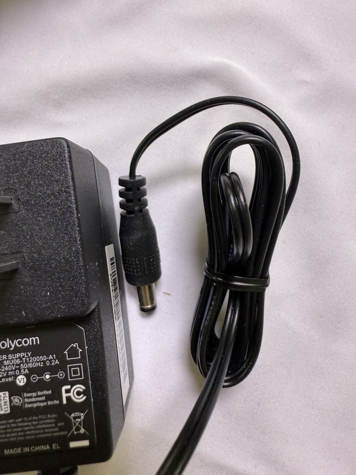 Original Polycom MU06-T120050-A1 I.T.E. Power Supply 12V 0.5A