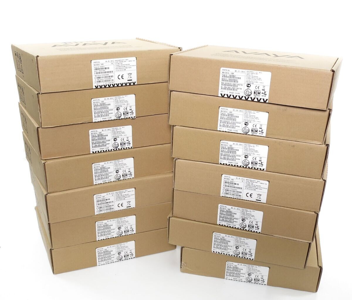 *LOT of 10 – NIB* Avaya 1120 IP Telephones, Grey (NTY03) w/ Power Supply