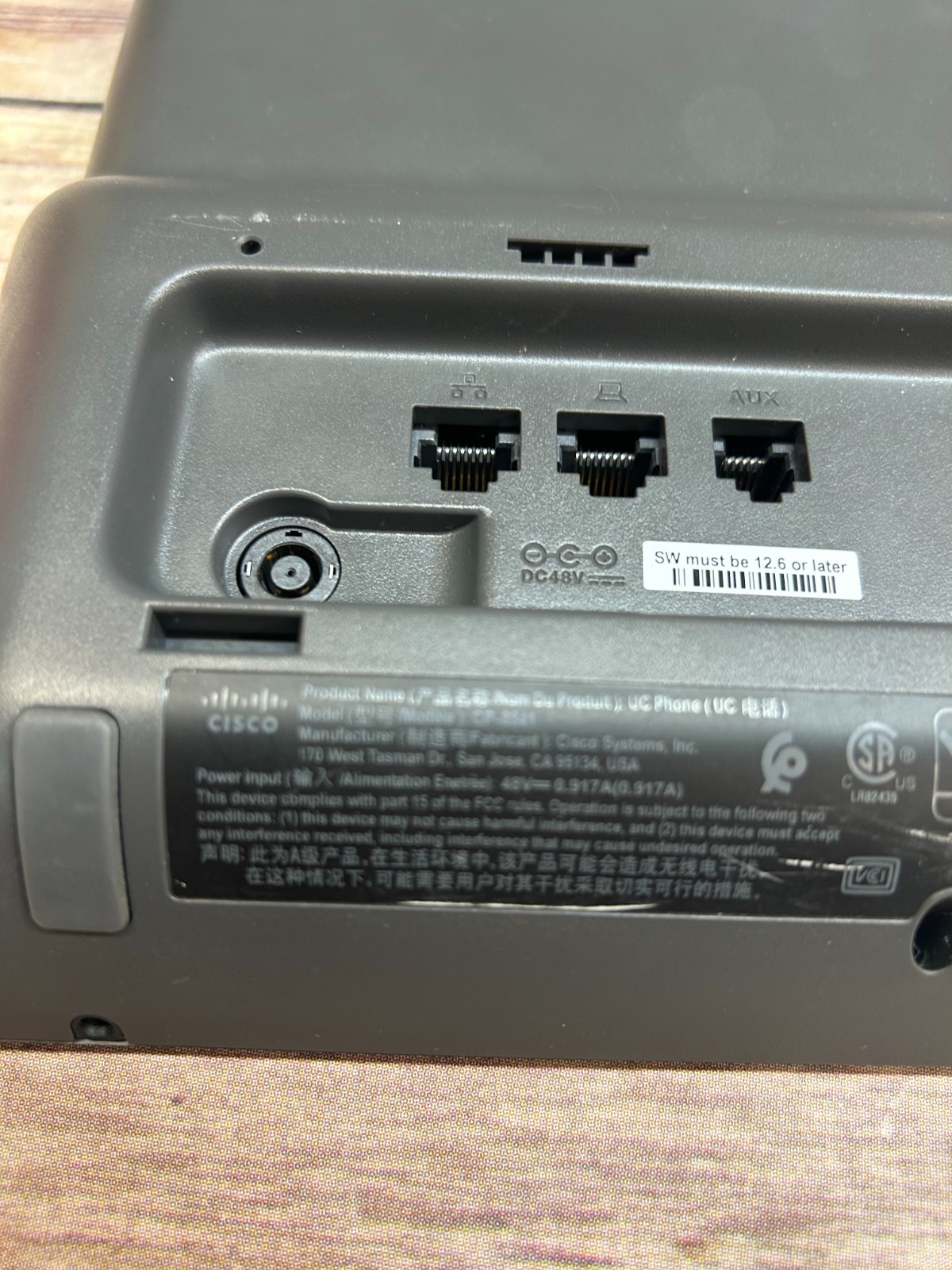 Cisco CP-8811-K9 IP VoIP Phone 8811 Series Phone
