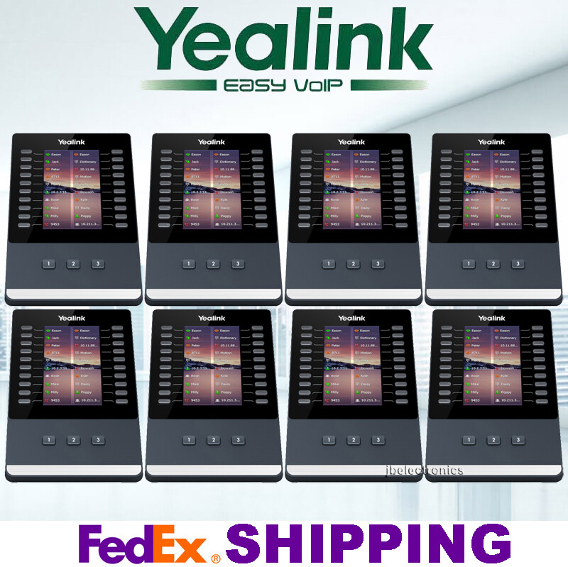 YEALINK EXP43 DUAL COLOR EXPANSION MODULE – 8 EXPANSION MODULES