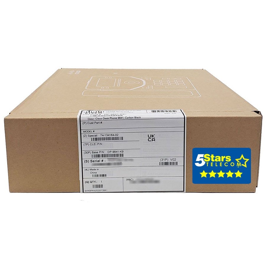 Cisco 9841 IP Phone (DP-9841-K9=) Brand New, 1 Year Warranty