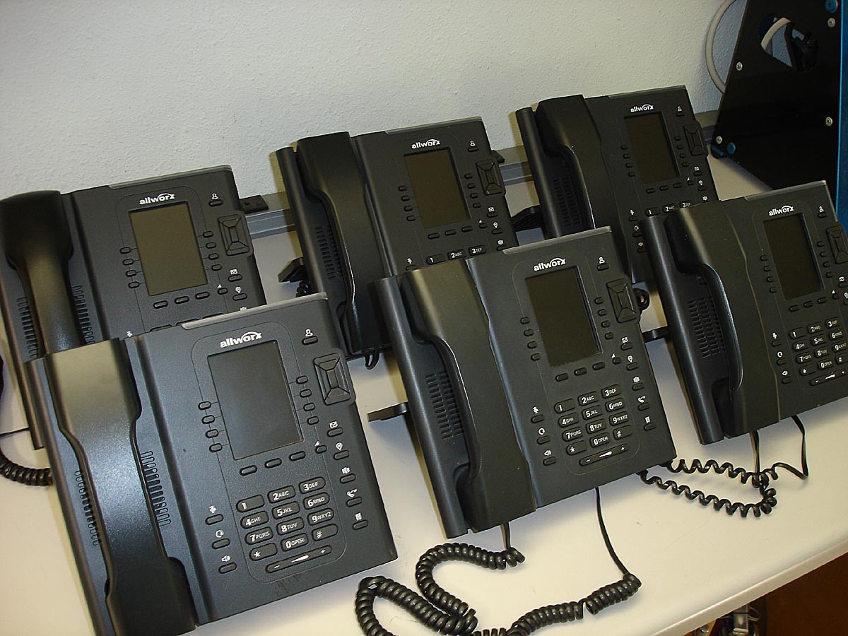 Allworx 9212L Voip IP Display Phone Black VoIP – Lot of 3 – Tested