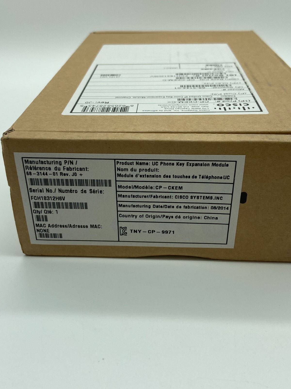 New Complete Cisco CP-CKEM-C Unified IP Color Key Expansion Module Free Shipping