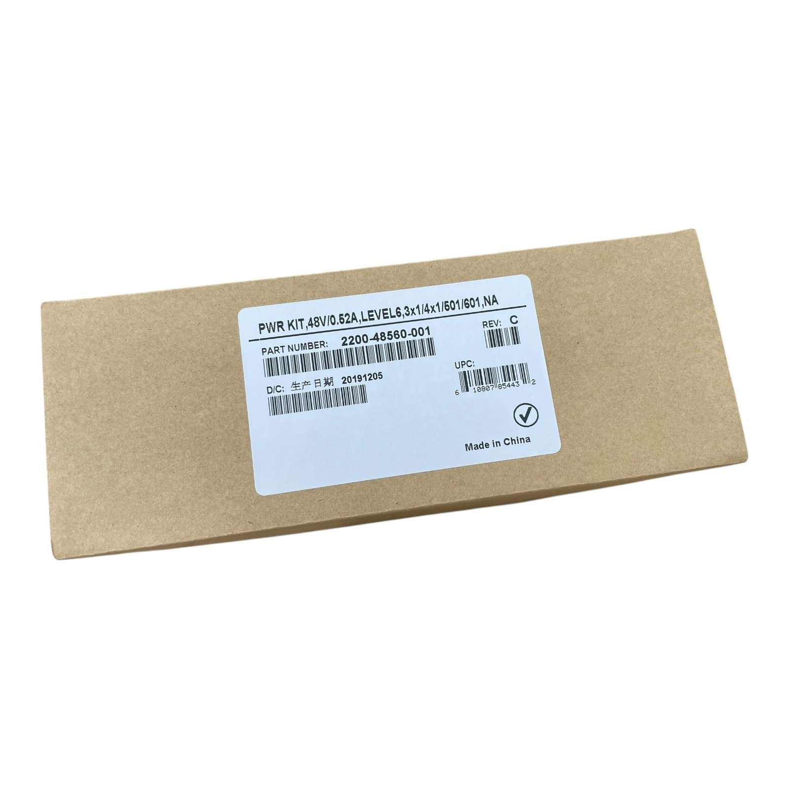 Lot of 5 – Polycom VVX Power Adapter Kits 2200-48560-001 48V/0.52A, Level 6