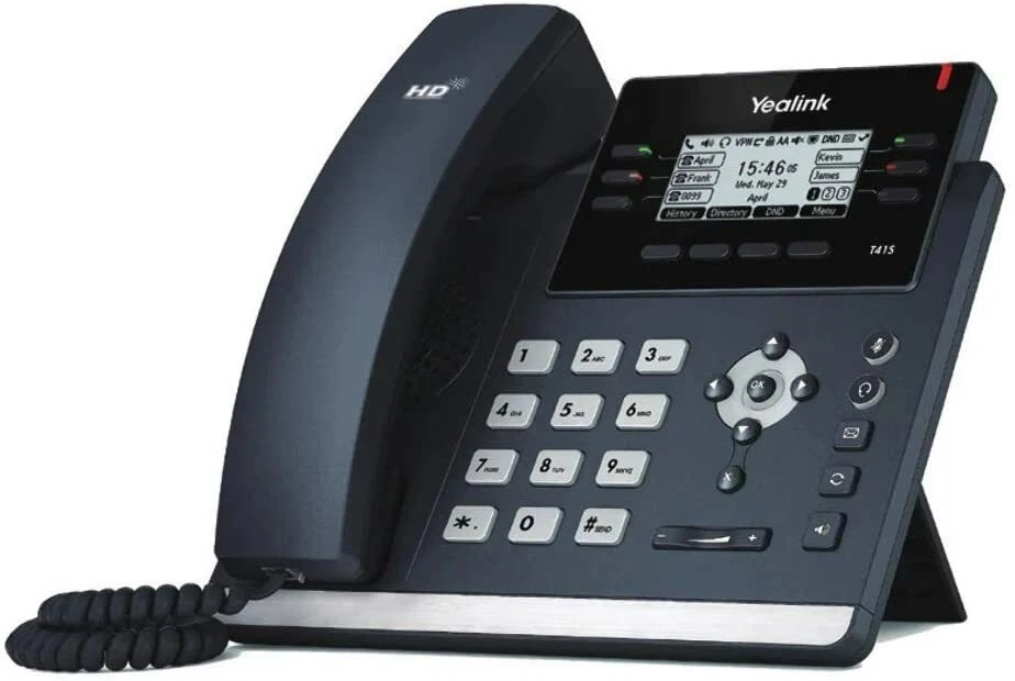 NEW Yealink Verizon T41SW Black IP Desk Phone Wi-Fi, QTY, FREE SHIPPING