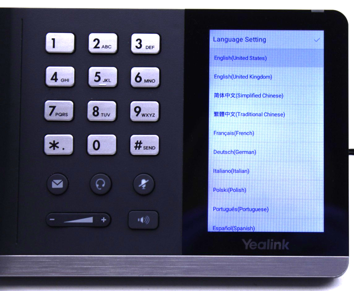 Yealink T55A Touchscreen Smart Business Phone w/ Handset & Stand & Power Adapter