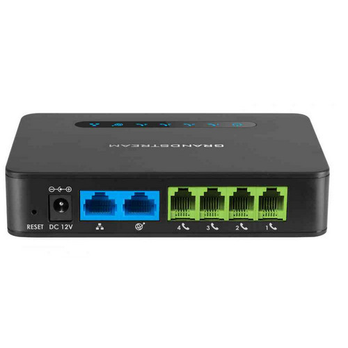 Grandstream HT814 Analog Telephone Adapter 4 FXS Port Gigabit Router ATA