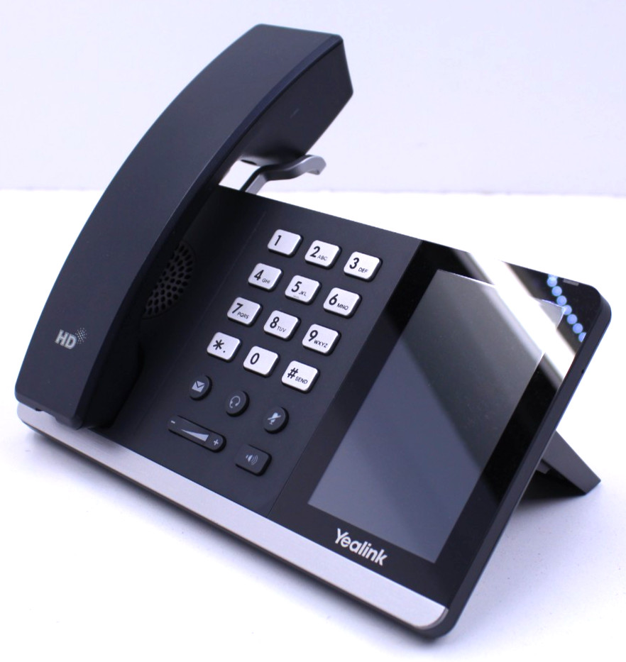 Yealink T55A Touchscreen Smart Business Phone w/ Handset & Stand & Power Adapter