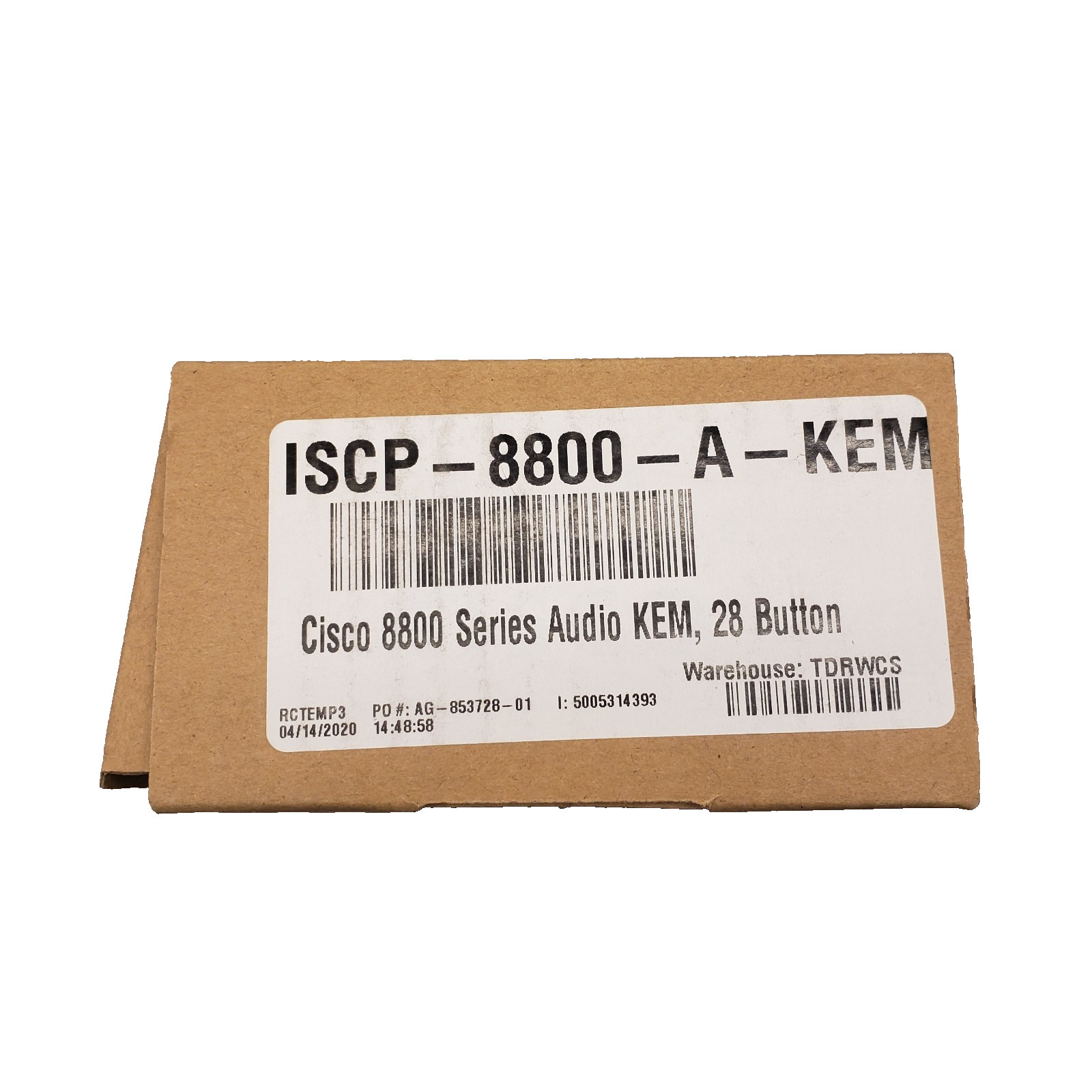 CISCO IP Phone 8800-A Audio Key Expansion Module 8851 8861 8865 | CP-8800-A-KEM=