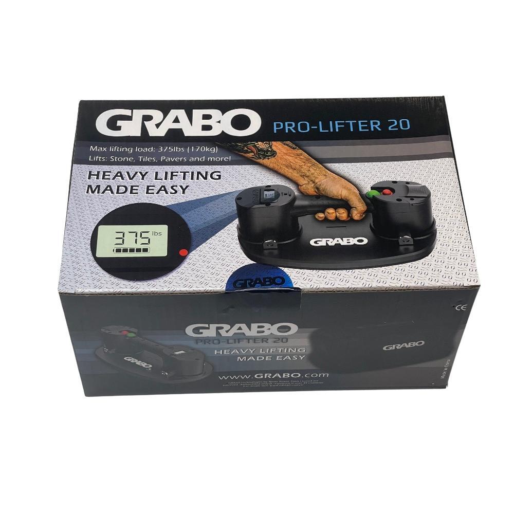 Grabo Pro Lifter 20 Electric Vacuum Suction Cup Lifter – New w/1-Year Warranty