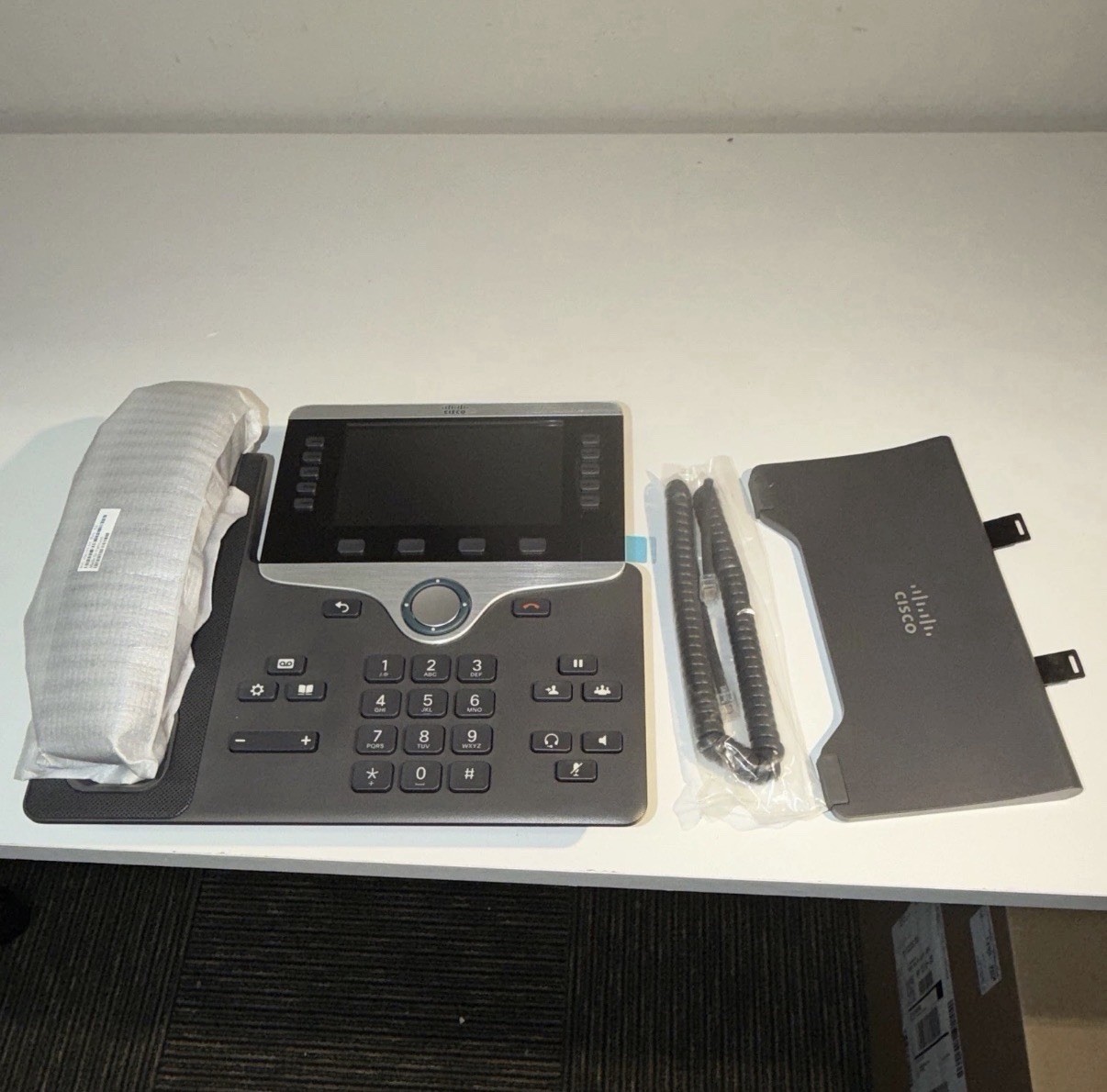 2 Cisco CP-8861-K9 VoIP IP Desk Phone 5-Line 2 Brand new in box $250 for both