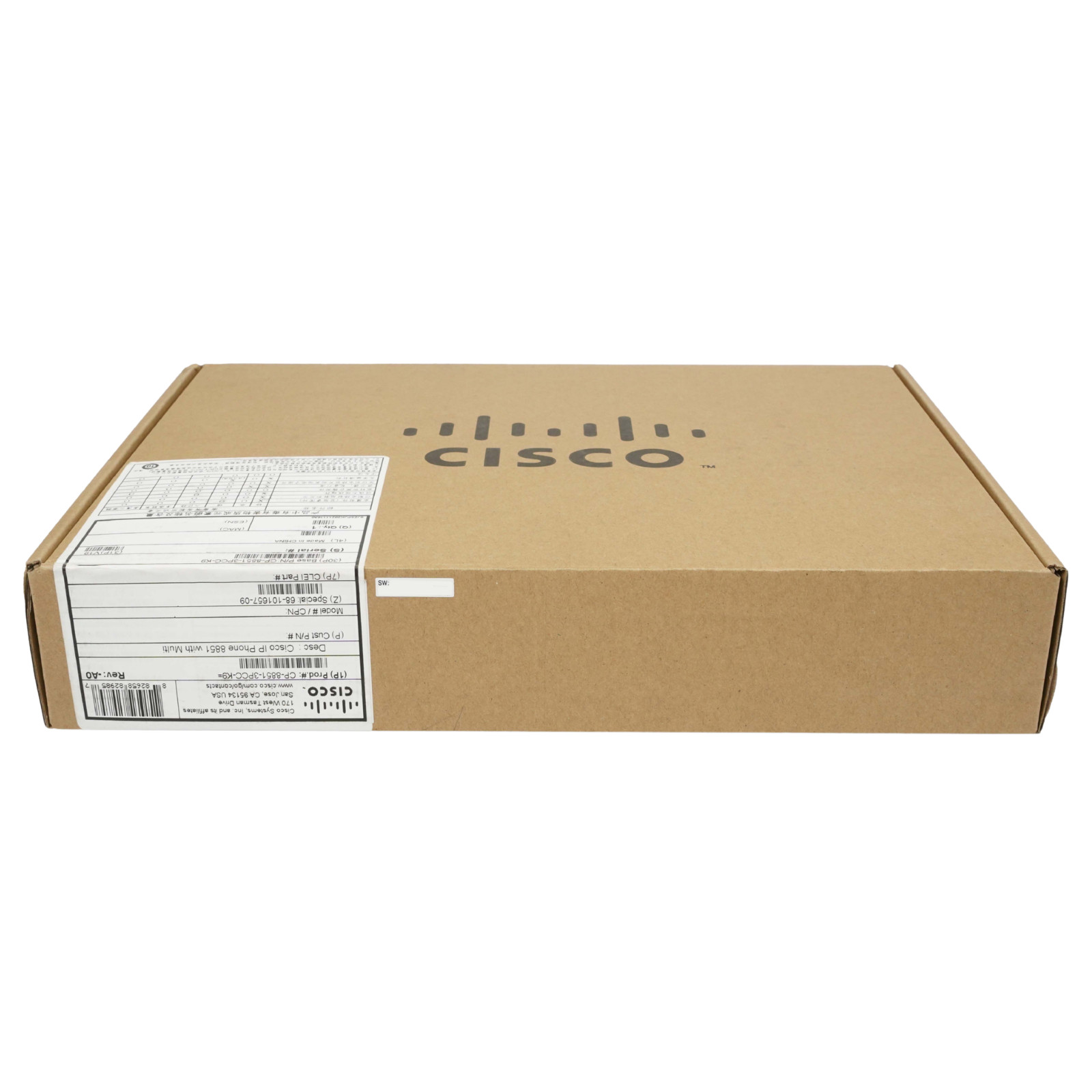 Cisco CP-8851-3PCC-K9 IP Phone 8851 Multiplatform MPP Gigabit PoE 5″ Color – NEW